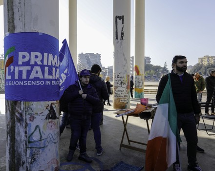 Salvini's Party in Scampia, Naples, Italy - 08 Feb 2020