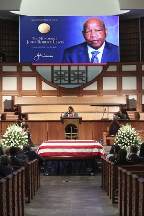 Civil Rights legend John Lewis Memorial, Atlanta, USA - 30 Jul 2020