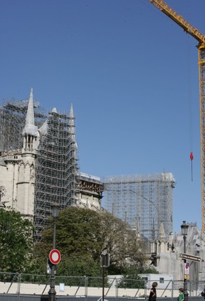 Notre Dame De Paris Renovation Progress Editorial Stock Photo - Stock ...