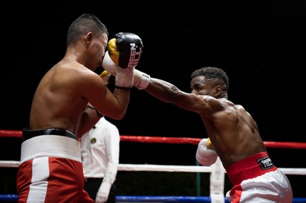 The featherweight Mondongo beats Castillo, Rome, Italy - 30 Jul 2020