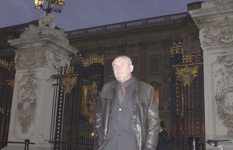 John Bird Founder Of The Big Issue Arrives At A Reception Hosted By Britain's Queen Elizabeth Ii And The Duke Of Edinburgh To Pay Tribute To The Contribution Of More Than 400 Pioneers To British Life At Buckingham Palace In London October 13 2003.