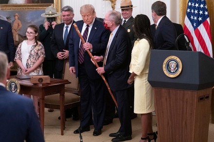 Trump Participates in a Signing Ceremony for the Great American Outdoors Act, Washington, District of Columbia, USA - 04 Aug 2020