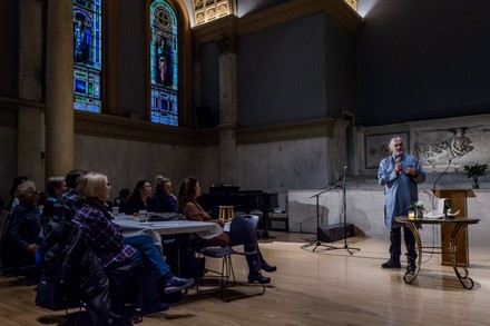 NY: Ravi Ragbir sermon and action at Judson Church, New York, United States - 04 Mar 2018
