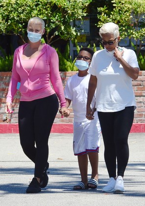 Amber Rose out and about, Beverly Hills, Los Angeles, California, USA - 10 Aug 2020