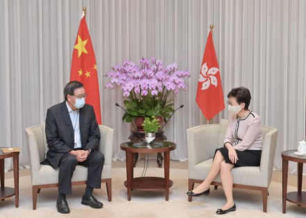 China Hong Kong Carrie Lam Legco President Meeting - 11 Aug 2020