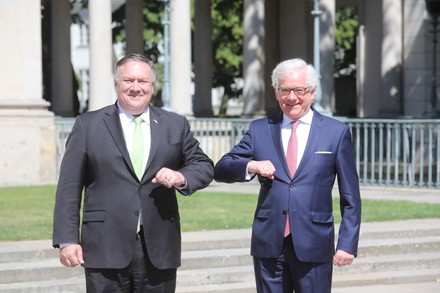 US State Secretary Mike Pompeo visits Poland, Warsaw - 15 Aug 2020