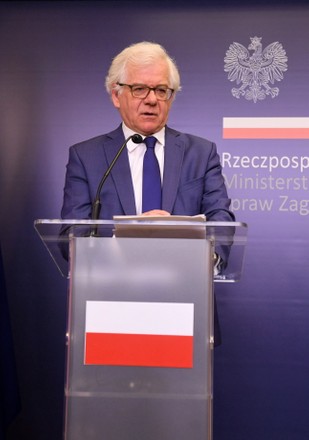 Polish Foreign Minister Jacek Czaputowicz resigns, Warsaw, Poland - 10 Aug 2020