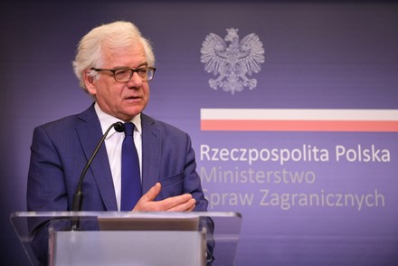 Polish Foreign Minister Jacek Czaputowicz resigns, Warsaw, Poland - 10 Aug 2020