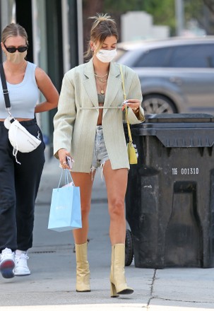 Hailey Bieber out and about, Los Angeles, USA - 20 Aug 2020