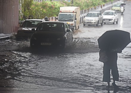 __COUNT__ Heavy Rains Caused Waterlogging And Traffic Jams In Delhi NCR ...