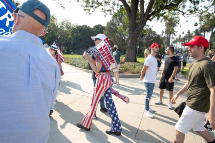 Donald Trump Supporters Black Lives Matter Editorial Stock Photo