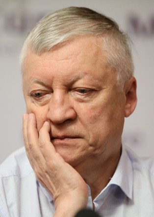 Grandmaster Anatoly Karpov Da Xadrez Foto de Stock Editorial