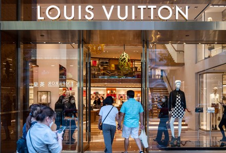 Louis Vuitton Fashion Boutique Editorial Stock Photo - Image of
