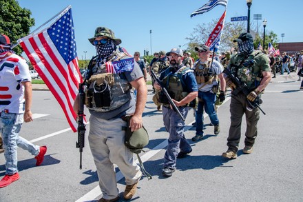 Members Three Percenters Other Militia Armed Editorial Stock Photo ...