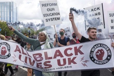 All Black Lives Comeback March, Bristol, UK - 06 Sep 2020