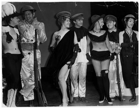 Cast Of The Musical Oh What A Lovely War; Mary Preston John Gower Myvanwy Jenn Griffith Davies Judy Cornwell Barry Bethel And Fanny Carby Pictured At The Wyndham's Theatre.