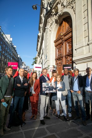 Reporters rally in support of Algerian journalist Khaled Drareni, Paris, France - 07 Sep 2020