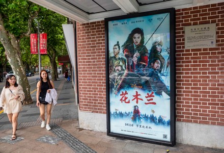Disney's Mulan movie draws bad reviews and boycott, Shanghai, China - 09 Sep 2020