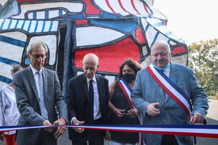 Inauguration of restored Face Tower in Issy-les-Moulineaux, Issy Les Moulineaux, France - 12 Sep 2020