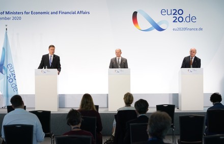 Informal meeting of EU Ministers for economic and financial affairs, Berlin, Germany - 12 Sep 2020