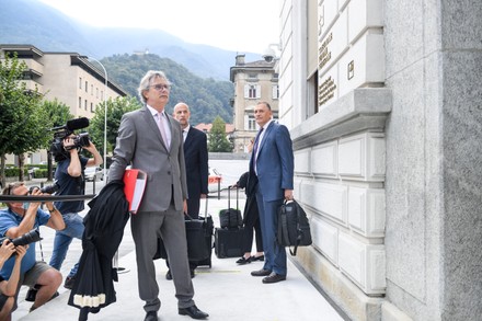 Trial against former FIFA secretary general Valcke, Bellinzona, Switzerland - 14 Sep 2020