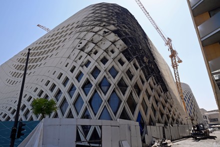 New fire erupts at a Zaha Hadid designed building in Beirut, Lebanon - 13 Sep 2020