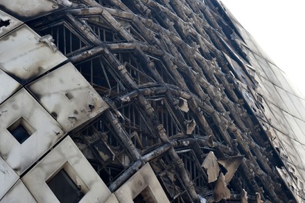 New fire erupts at a Zaha Hadid designed building in Beirut, Lebanon - 15 Sep 2020
