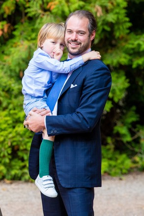 The Christening of Prince Charles of Luxembourg, Abbaye Saint-Maurice, Clervaux, Luxembourg - 19 Sep 2020