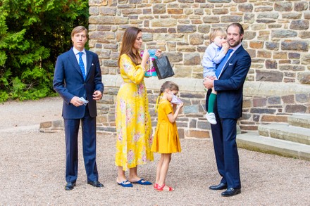 The Christening of Prince Charles of Luxembourg, Abbaye Saint-Maurice, Clervaux, Luxembourg - 19 Sep 2020