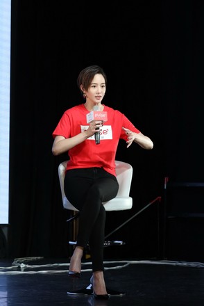 Janine Chang promotes health management app, Taipei,Taiwan - 17 Sep 2020