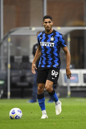 Achraf Hakimi (Inter) during the Italian Serie A match between Inter 7-0  Pisa at Giuseppe Meazza Stadium on September 19 , 2020 in Milano, Italy.  Photo by Maurizio Borsari/AFLO Stock Photo - Alamy