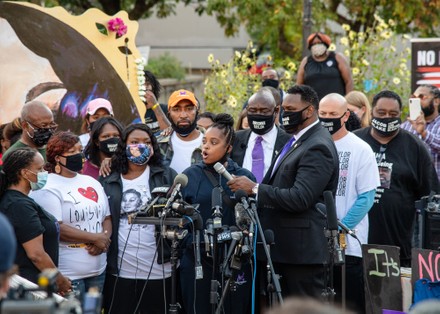 Breonna Taylor's Family Holds A Press Conference Demanding Grand Jury Transcripts, Louisville, USA - 25 Sep 2020