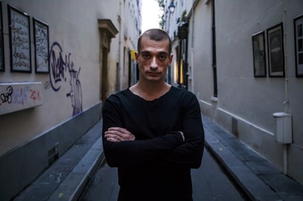 Piotr Pavlenski promotes his book in Paris, France - 28 Sep 2020