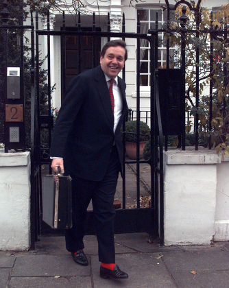 Lord Cranborne Leaves His Home Today After His Resignation From The House Of Lords.