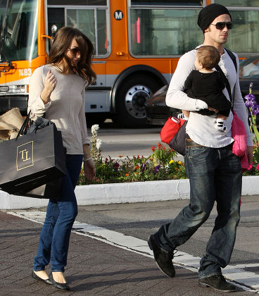 Cam Gigandet shoppping with Daughter Everleigh Ray Gigandet and Dominique Geisendorf, Los Angeles, America - 17 Jan 2010