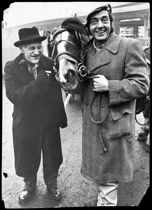 Harry H Corbett (right) And Wilfred Brambell Teamed Again With Hercules For The New Comedy Series Of Steptoe And Son. However Though Bearing The Same Name As The Original Hercules This Is A New Horse. The 'totters' Will Be Seen In Seven New Episode