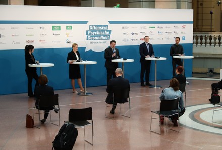 German Ministers Giffey, Heil and Spahn attend the initiative for mental health, Berlin, Germany - 05 Oct 2020