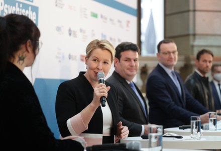 German Ministers Giffey, Heil and Spahn attend the initiative for mental health, Berlin, Germany - 05 Oct 2020