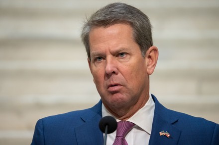 Governor Brian Kemp Rga Speaks Media Editorial Stock Photo - Stock ...