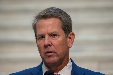 Governor Brian Kemp Rga Speaks Media Editorial Stock Photo - Stock ...