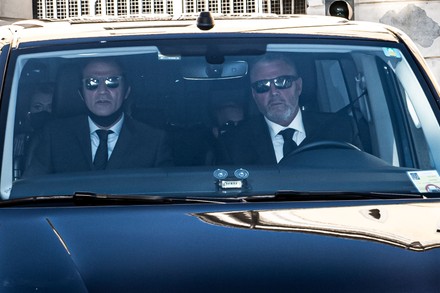 Arrivals at the wedding of Luigi Berlusconi with Federica Fumagalli, Milan, Italy - 07 Oct 2020