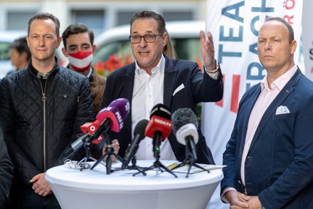 Heinz-Christian Strache casts his vote for Sunday's municipal and regional elections in Vienna, Austria - 09 Oct 2020