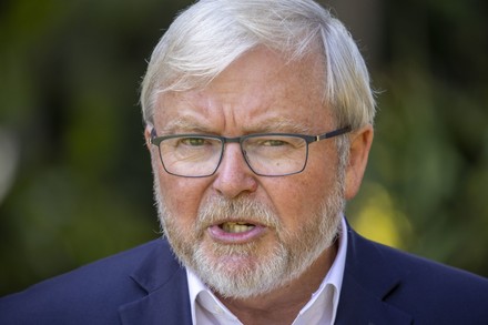 Former Australian prime minister Kevin Rudd calls for  royal commission into Rupert Murdoch's media empire, Brisbane, Australia - 11 Oct 2020