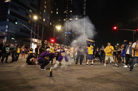 NBA finals 2020: Los Angeles Lakers celebrations, pictures, videos, fans on  city street