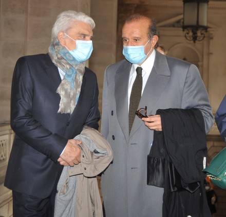 Bernard Tapie tribunal, Paris, France - 12 Oct 2020