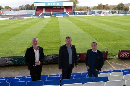 Macclesfield Town Press Conference with Robbie Savage, Moss Rose Stadium, Macclesfield, UK - 13 Oct 2020