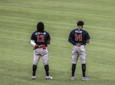 Atlanta Braves Right Fielder Ronald Acuna Editorial Stock Photo