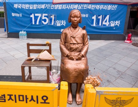 Statue Peace Comfort Women Statue Statue Editorial Stock Photo - Stock ...