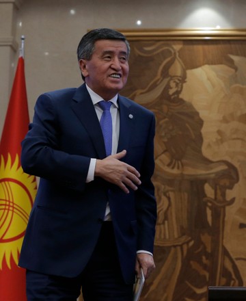 Kyrgyz parliamentary session after president's resignation, Bishkek, Kyrgyzstan - 16 Oct 2020