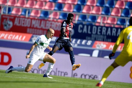 Ibrahima Mbaye Bolognavlad Chiriches Sassuolo During Editorial